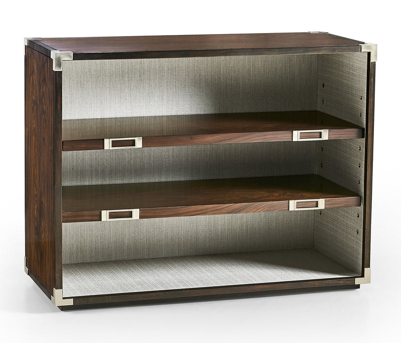 JC Modern - Campaign Collection - Campaign Style Dark Santos Rosewood Adjustable Storage Cabinet