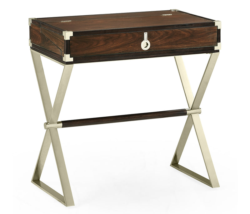 JC Modern - Campaign Collection - Campaign Style Dark Santos Rosewood Flip-Top Desk