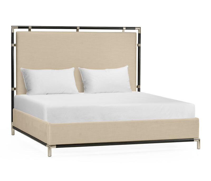 JC Modern - Campaign Collection - Campaign Style Ebonised Oak Cali King Bed