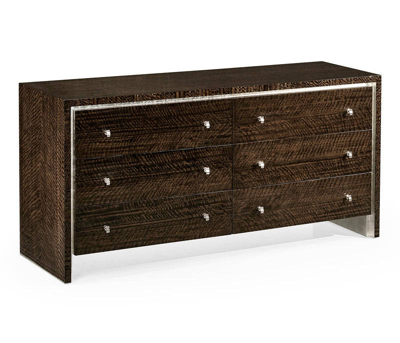 JC Modern - Belgravia Collection - Black Eucalyptus Dresser with Six Drawers