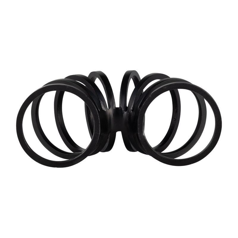 METAL,11",SLINKY RING DECO,BLACK