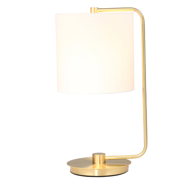 METAL TABLE LAMP 21", GOLD