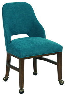 Darien Side Chair with four casters