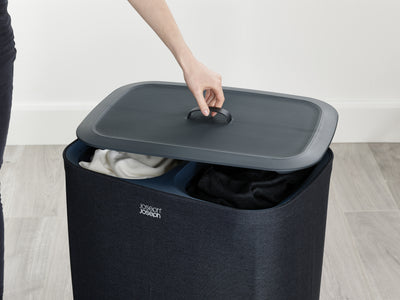 Joseph Joseph Tota 90 litre Laundry Separation Basket Carbon Black