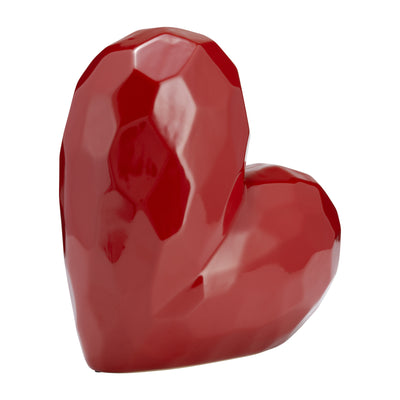 11" RED HEART TABLE DECO