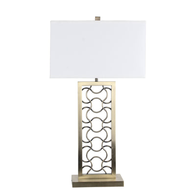 28"H METAL TABLE LAMP