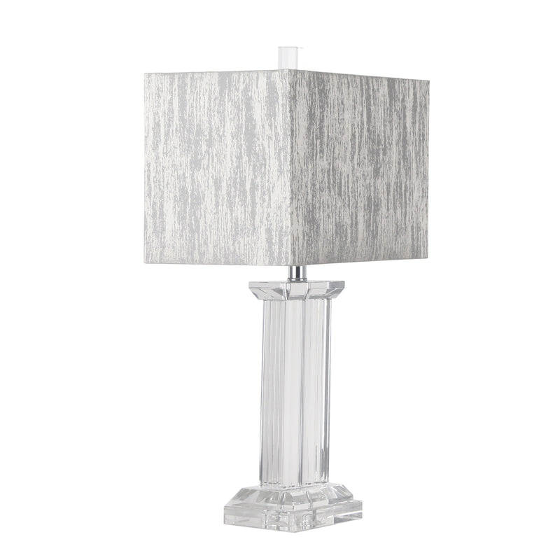 26" Crystal Table Lamp