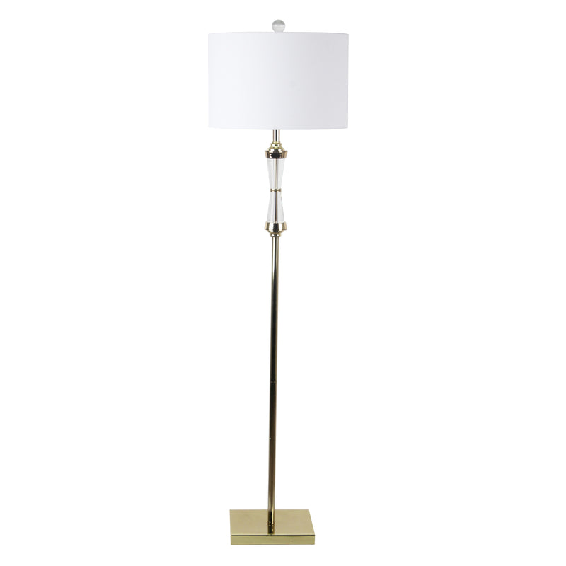 61"H CRYSTAL FLOOR LAMP