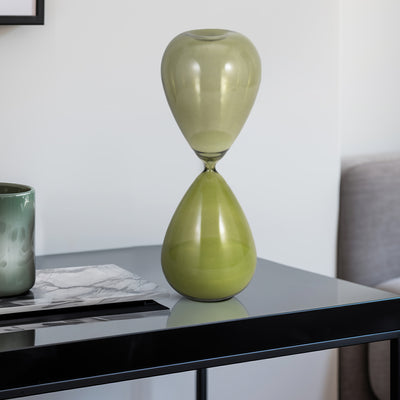 14" Roxie Large Green Hourglass