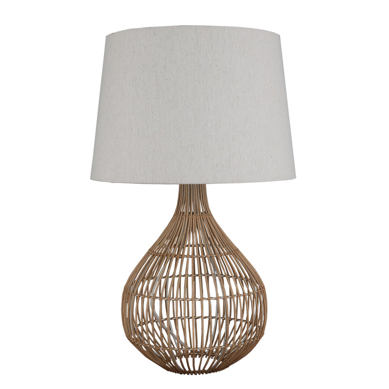 RATTAN TABLE LAMP