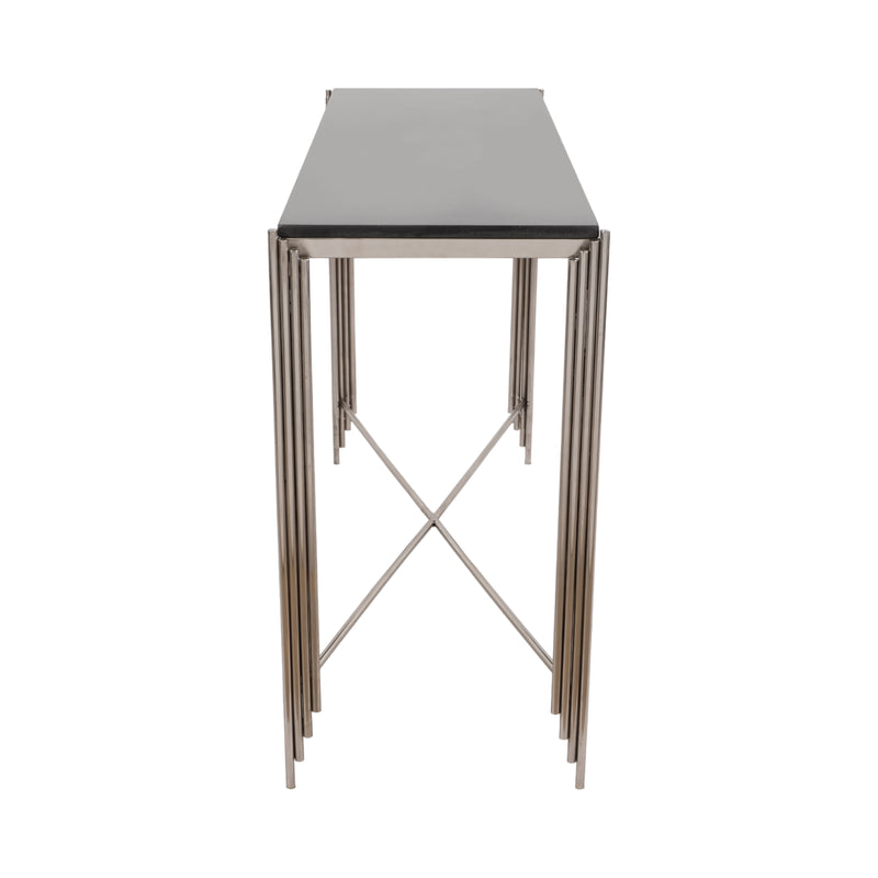 54" Aldine Stainless Steel Console Table