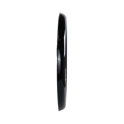 METAL 36" ROUND MIRROR, BLACK