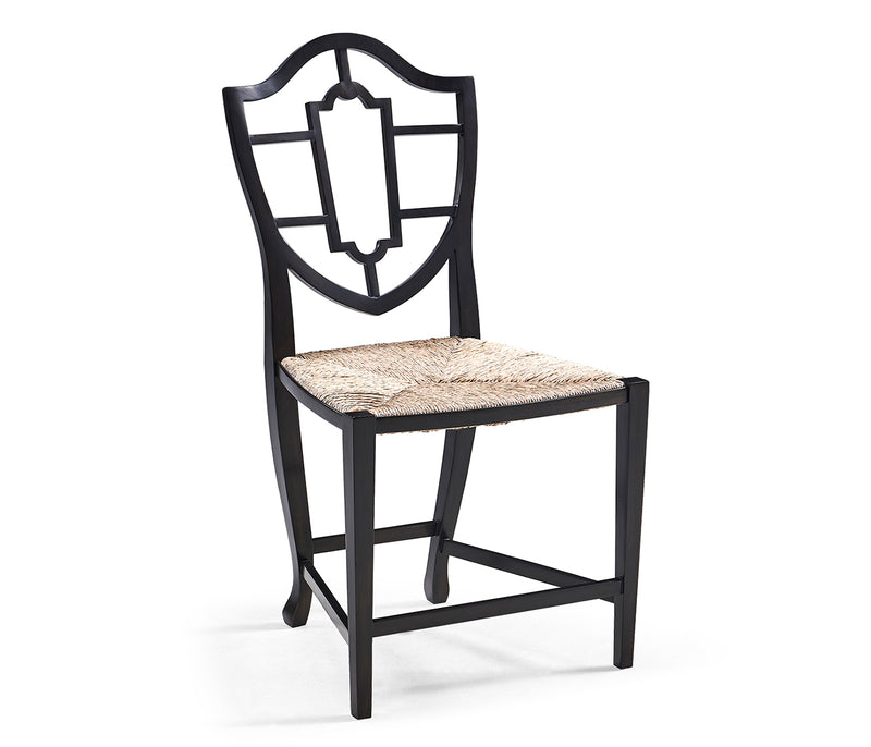 William Yeoward Collected - Uptown Classic - Aveburn Charcoal Wash Side Chair