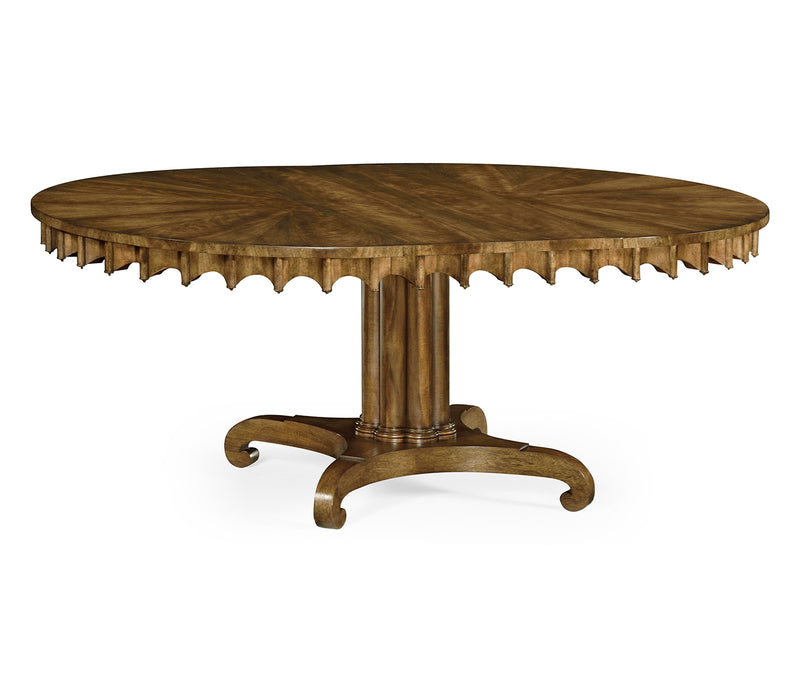 William Yeoward Collected - Uptown Classic - 54" Longwood Round-to-Oval Mahogany Dining Table