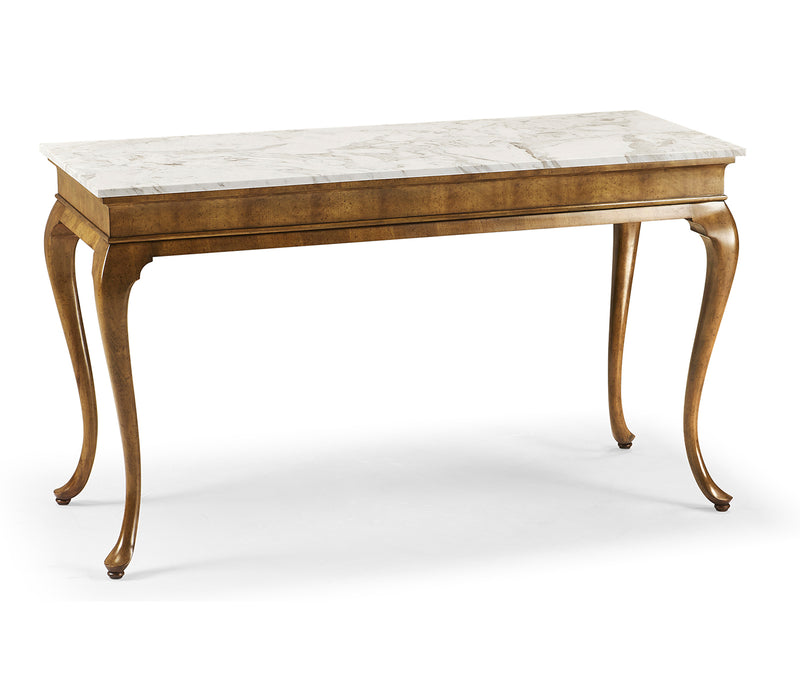 William Yeoward Collected - Uptown Classic - Marquette Grey Fruitwood Console Table