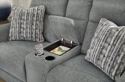 Overflow Power Reclining Loveseat with Console