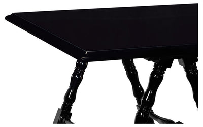 Churchman Collection - Louis Philippe Jet Black Desk