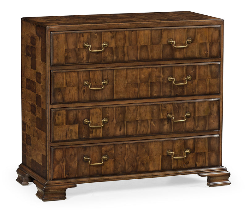 Churchman Collection - Chippendale Honey Walnut Chest of Drawers