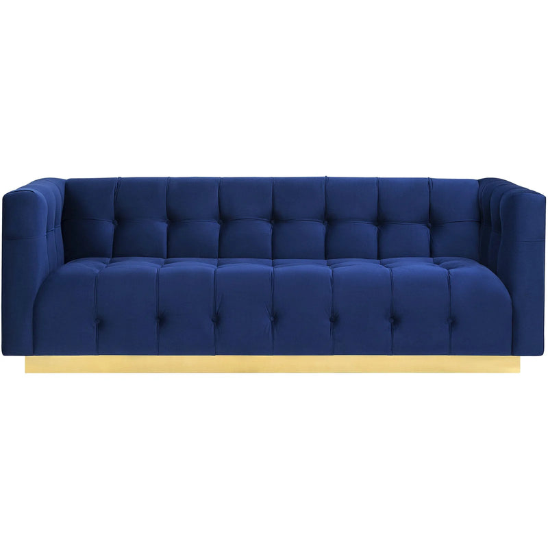 Roma Navy Velvet Sofa