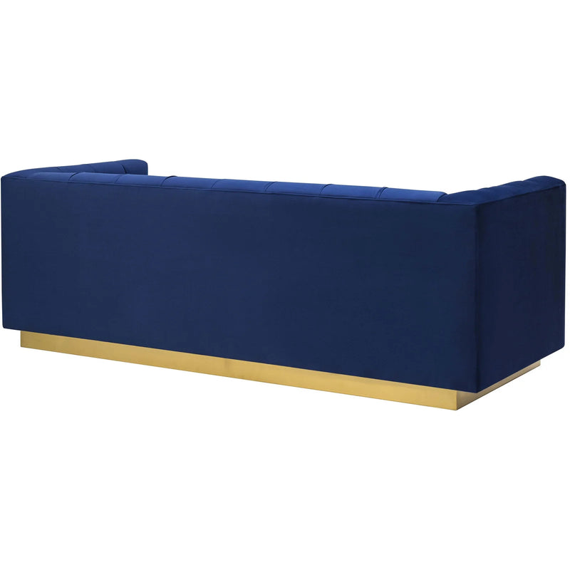 Roma Navy Velvet Sofa