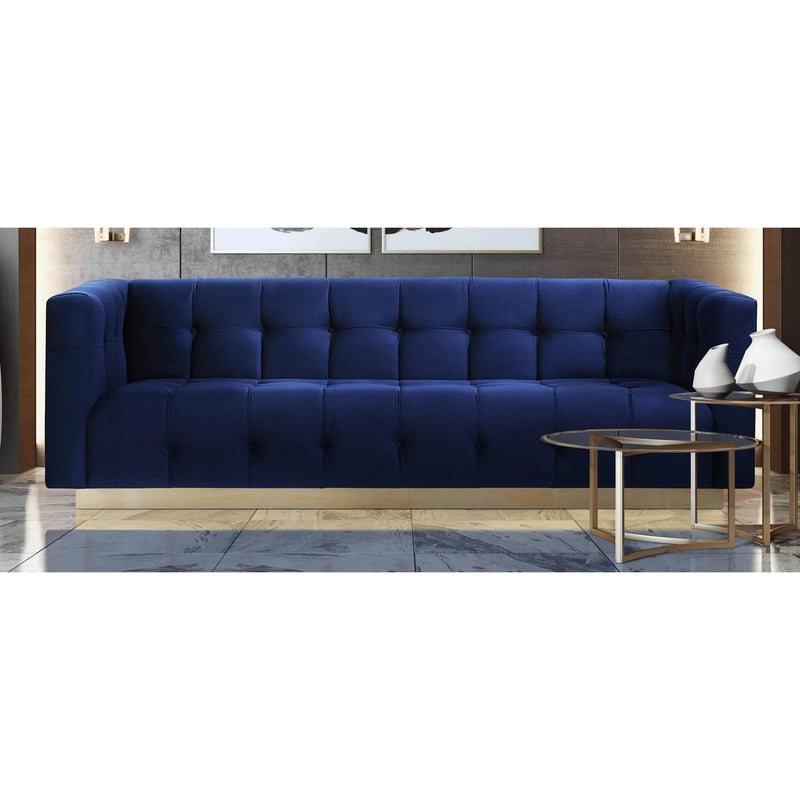 Roma Navy Velvet Sofa