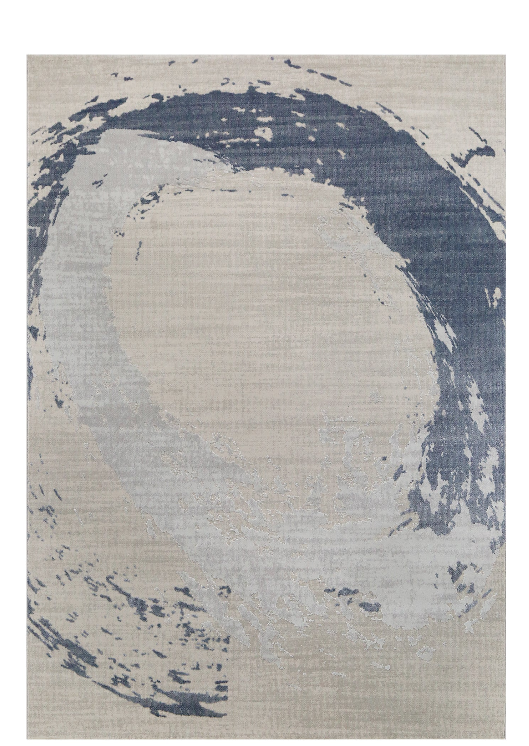 Beata Series Blue Abstract Rug