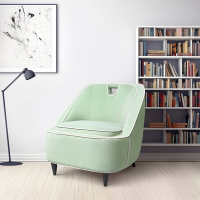 TWO-TONED ACCENT CHAIR - GREEN KD