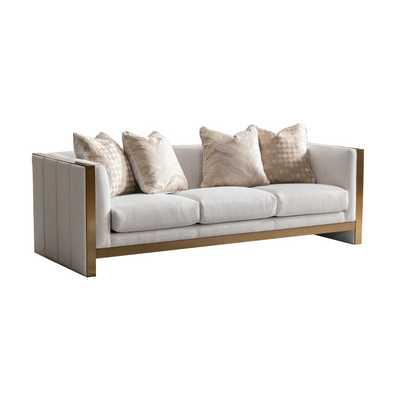 Coastal Comfort Beige Sofa Set