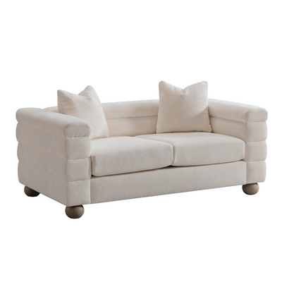 Urban Retreat Cream Loveseat W173