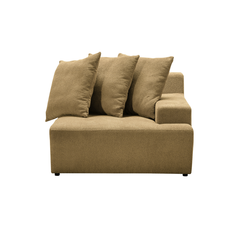 Daniela Mustard Yellow Right Arm Facing Seater W113