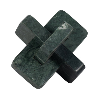 6" Dimora Green Marble Knots