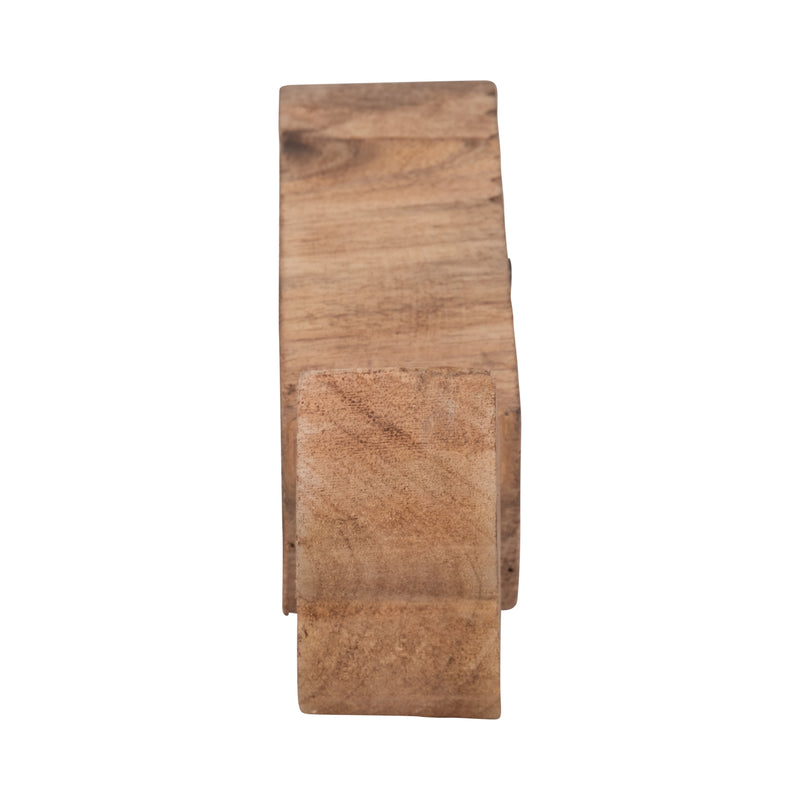 MANGO WOOD 10", FISH LOG, BROWN/BLUE