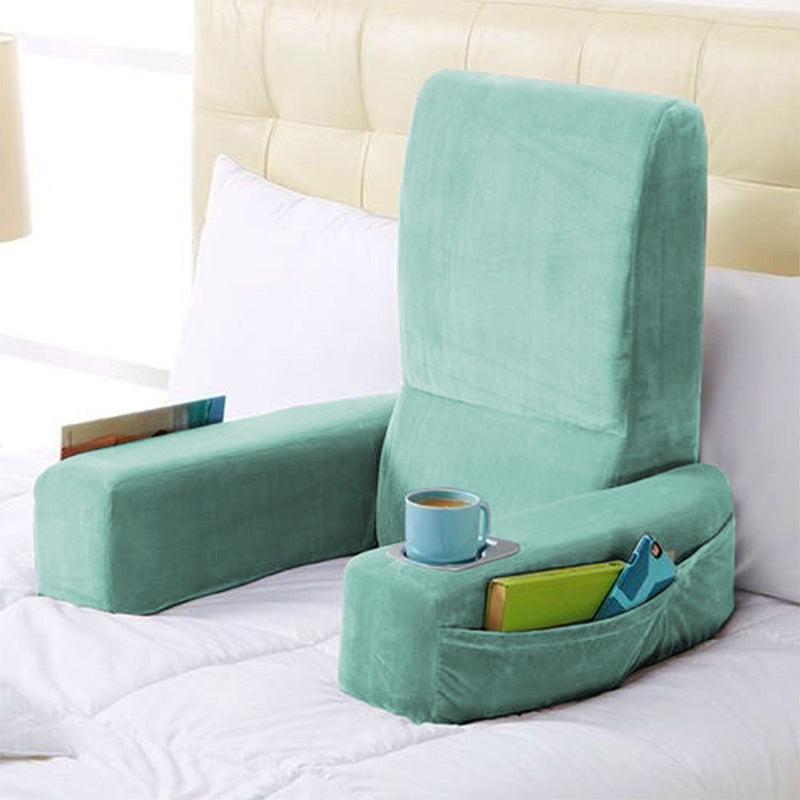 Velvet Foldable Bed Lounger - Light Turquoise