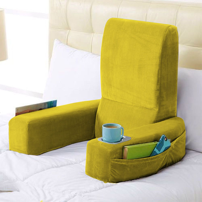 Velvet Foldable Bed Lounger - Gold