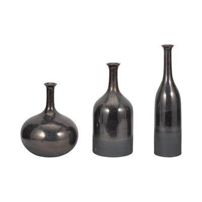 S/3 12/15/18" Padmini Ceramic Vases