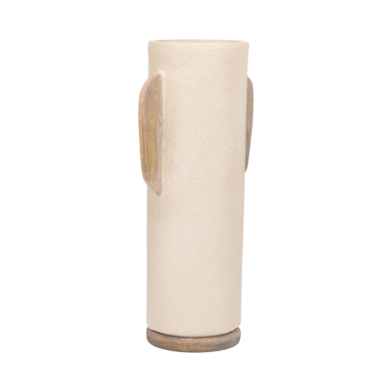 Ecomix, 19" Organic Vase, Ivory