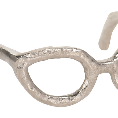 SILVER GLASSES SCULPTURE