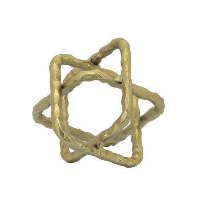 Metal 7" Square Orbs, Gold