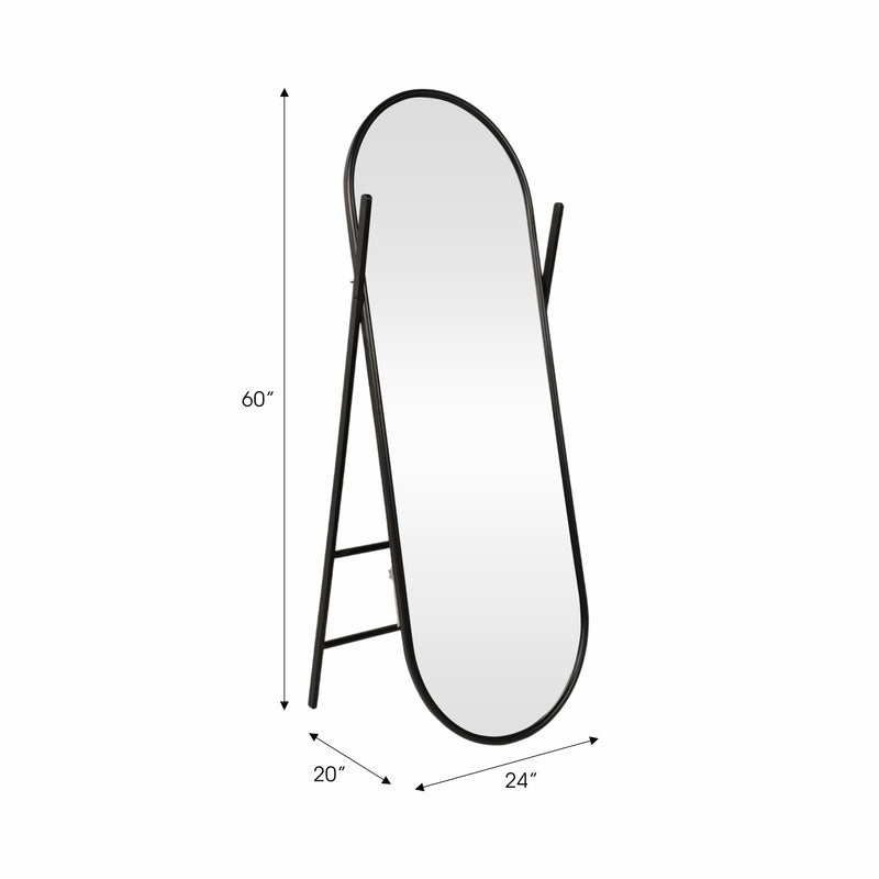 مرآة قائمة مستديرة 23X60