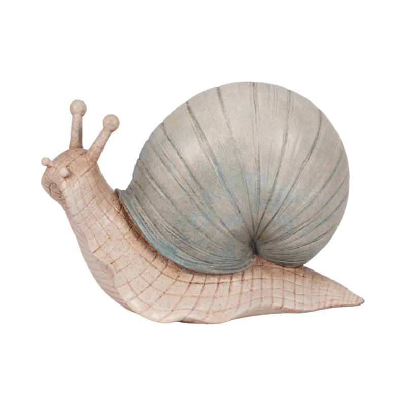 11" Garden Snail, Green