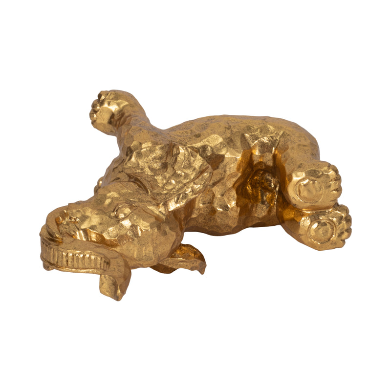 10" Yoga Elephant, Gold