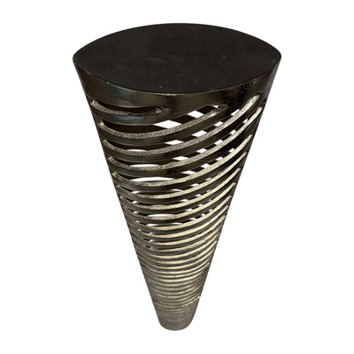 Metal, 48" Channing Medium Silver Vase