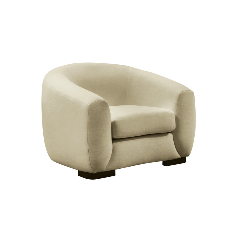 Boucle Linen Chair