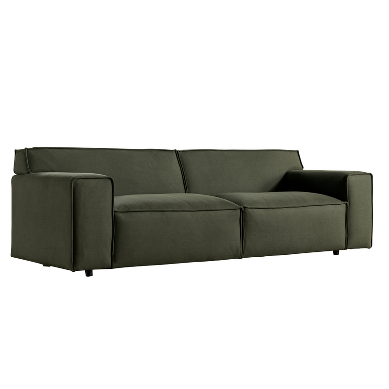 Olive Green 3 Seater