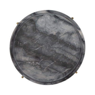 15" Oxford Large Marble Tray, Gray