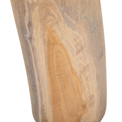 Wood, 10" Door Stopper W/ Handle, Natural