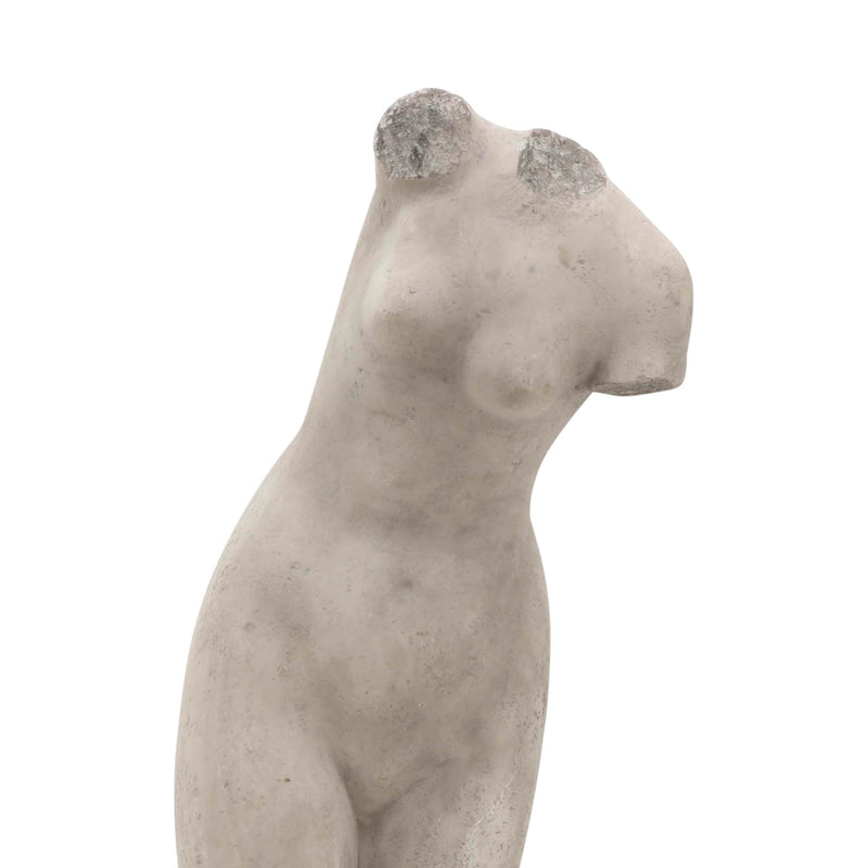 RESIN, 26"H TORSO, GRAY KD