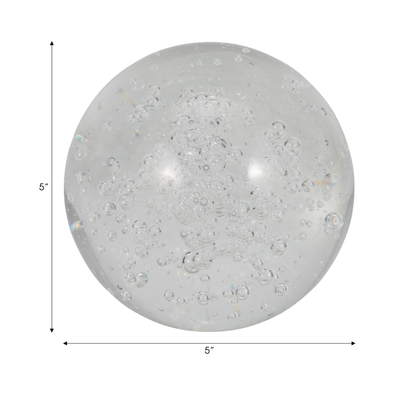 Crystal Ball 5", Clear