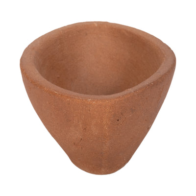 10" Tapered Terracotta Bowl, Natural