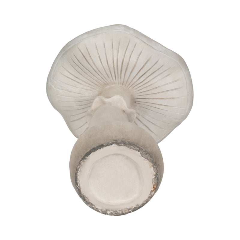 28" Garden Mushroom, Grey